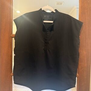 Figs Women's Elegant Black Blouse